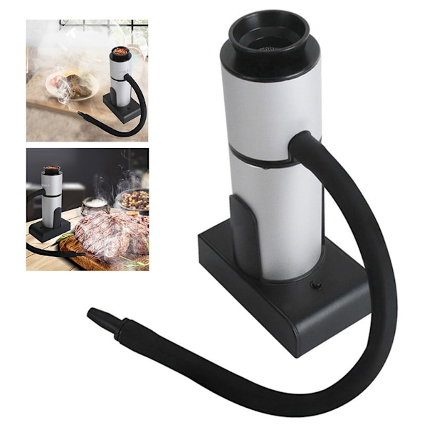 Portable Smoking Gun Food Cocktail Smoke Infuser for Meat Salmon Sausage Handheld Drink Smoker Kit Indoor Outdoor