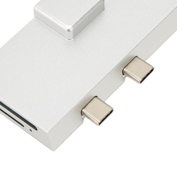Dual USB C Expansionshubb Professionell 7 Portar Plug and Play 5Gbps Dataöverföring USB C Hubb för Surface Pro 8 9 X