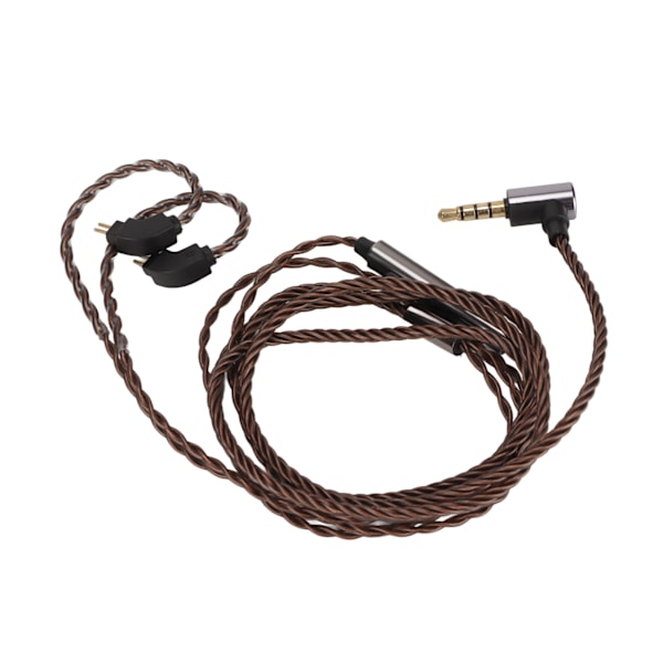 Ersättningskabel för hörlurar med mikrofon för 2-pin 0.78mm hörlurar för Weston 1964 UE3X UE18 W4R