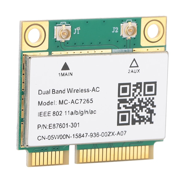Nätverkskort Mini PCIE Gigabit DualBand för Bluetooth 4.2 Trådlöst Wifi MCAC7265