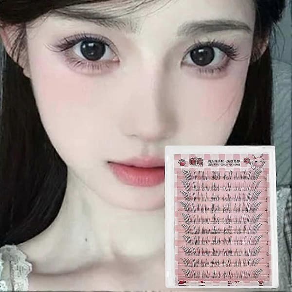 False Eyelashes Manga Nature DIY Cosplay Eyelashes Makeup Slanted False Eyelashes[D]