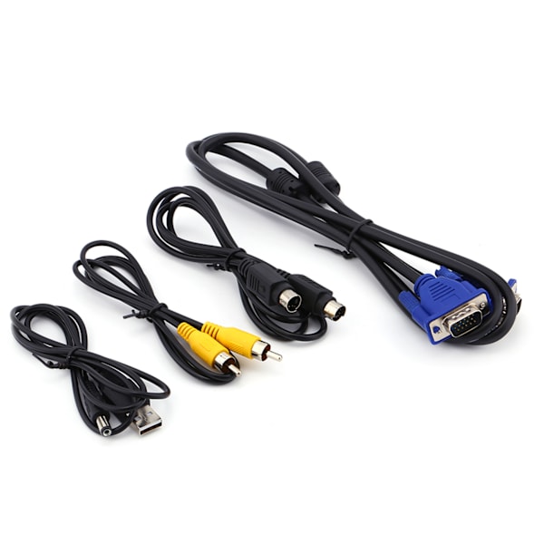 Universal PC-omvandlare Box för Dator Laptop PC VGA till TV AV RCA Signaladapter