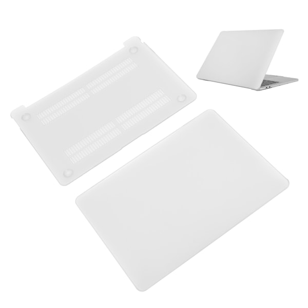 Skyddsfodral för MacBook Laptop Tunt Lätt Kristallfrostat Laptopfodral för MacBook Air 13,3 tums Laptop Transparent