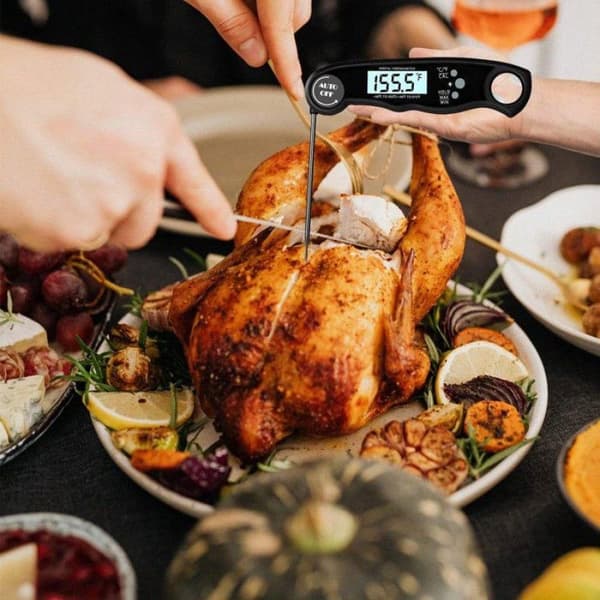 Kødtermometer Digital Keuket - BBQ Termometer - med baggrundsbelyst LCD-skærm - Madlavningstermometer - Kernetermometer