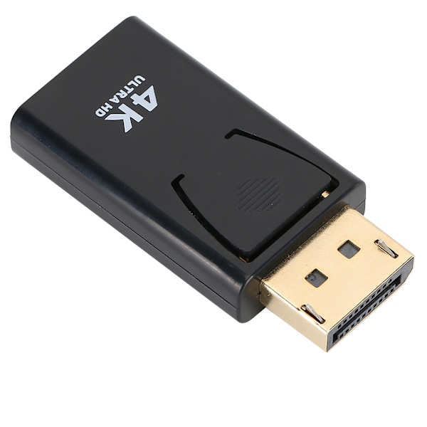 Guldpläterad kontakt DisplayPort till HDMI-adapter, stöder 3D-utgång, bred kompatibilitet, professionellt tillverkad, för stationära datorer, bärbara datorer och