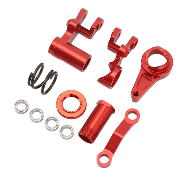 Styrservo Saver Aluminiumlegering Stabil Smidig Drift RC Styrenhet för TRAXXAS SLASH 1/10 RC Bil Röd
