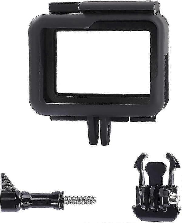 Tilbehørsramme for GoPro Hero7 Hero6 Hero5 med linsedeksel[TT]