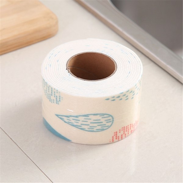 Safe Washable Reusable Water-absorbing Self-adhesive Sticker Bathroom Kitchen(White)