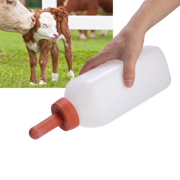 2L koppar för matningsmjölk för kalvko Amningsmjölksmatare utan handtag