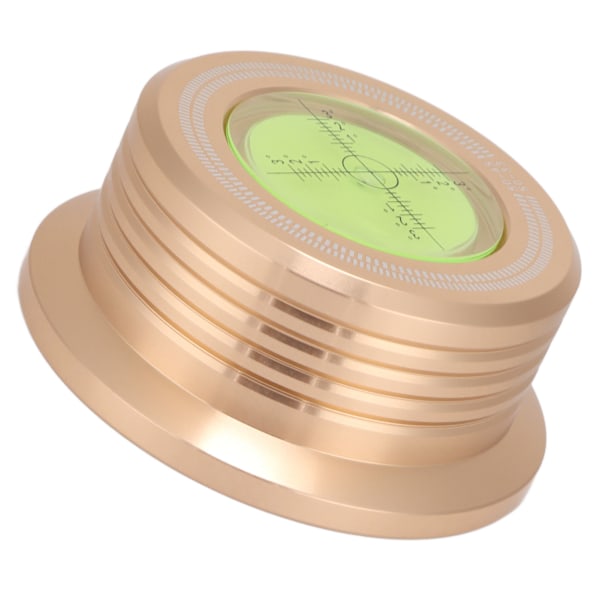 Skivspelare Stabilisator 50Hz Skivklämma Skivvikt Stabilisator med Vattenpass Hastighetsdetektering för Vinylskivspelare