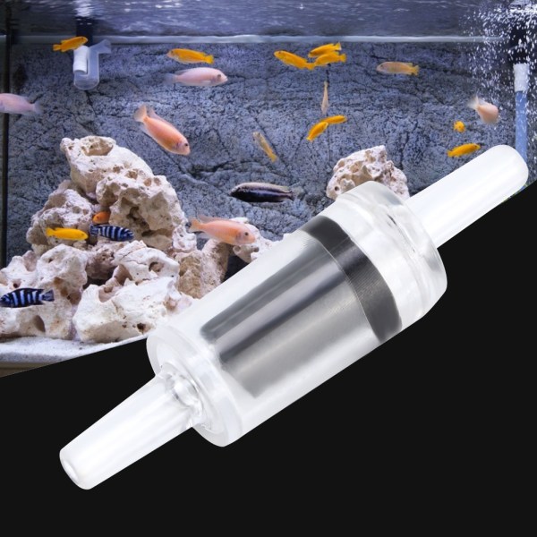 20 stk Plast Vann tilbakeslagsventil Stoppventiler for akvarium fisketank luftpumpe Svart
