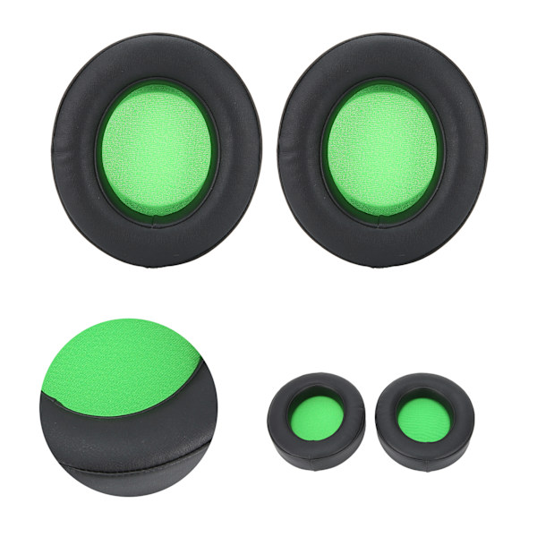 Hörlursöronkuddar Ersättningssvamp för Razer Kraken Pro V2 / 7.1 V2 Grön