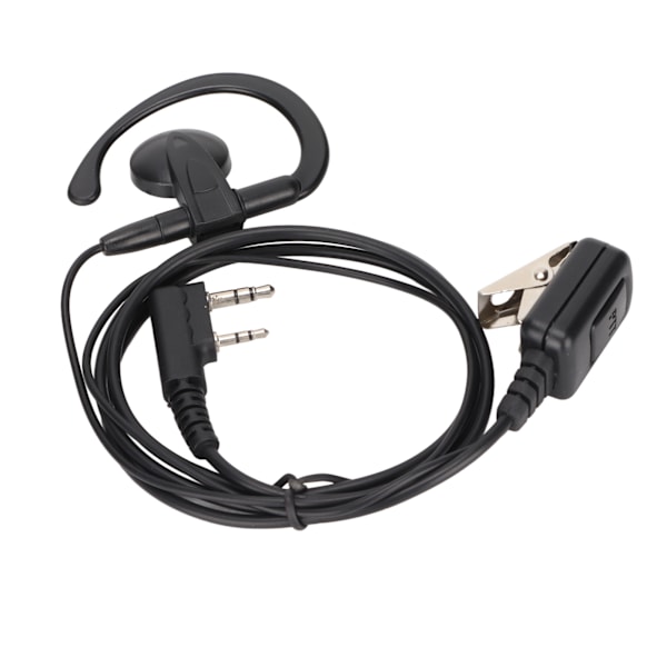 2-vägsradio Hörsnäcka G-form Walkie Talkie 2-stifts Hörlurar med Lline-mikrofon för Kenwood för Baofeng