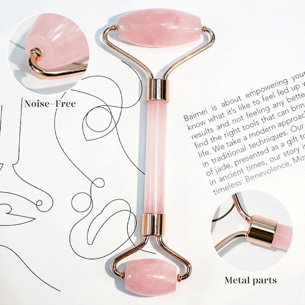 Gua Sha och ansiktsroller, Rosenkvartsroller Gua Sha-sten