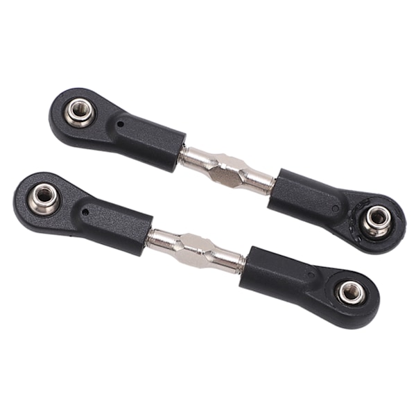 2 st RC Servo Länk Styrstång 8020 Svart Styrkoppling för ZD Racing 1/7 DBX07 EX 07
