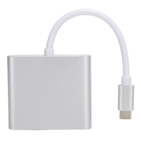 USB C Adapter 3.1 3 i 1 Hubb Konverter Dock Högupplöst Multimediagränssnitt 4K