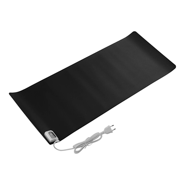Uppvärmd Musmatta PU Läder Varmt Skrivbordsunderlägg 31x13in Uppvärmd Gaming Musmatta för Kontor Sovsal 100‑240V
