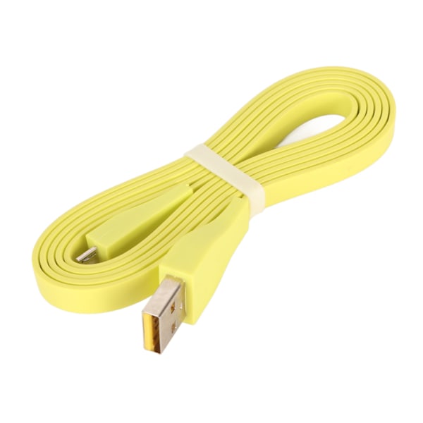 Ersättnings USB-laddningskabel Slitstark sladd för Logitech UE Wonderboom för UE Boom för Megaboom för Mega Boom 1,2m Fluorescerande Gul