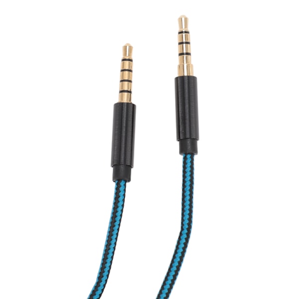 3,5 mm 5-polig kontakt till 4-polig kontakt Kabelersättning 3,5 mm Guldpläterad kontakt Gaming Headset Kabel för Logitech Astro A10 A30 A40 2m