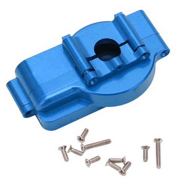 Central Växellådshus Aluminiumlegering Uppgraderingsdel RC Mellanväxellåda Fodral för Traxxas LaTrax 1/18 RC Bil Blå