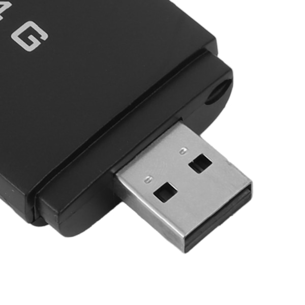 4G LTE USB Portabel WiFi Router Stödjer 10 Enheter WPA WPA2 WiFi Kryptering USB Portabel WiFi Hotspot med SIM-kortplats Svart