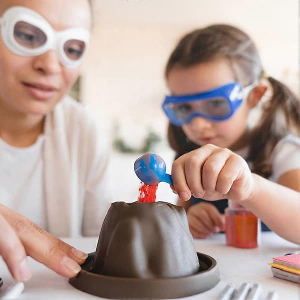 10 st Vulkanexperimentleksak Vulkanmodeller DIY Vulkanmodell Vulkanvetenskaplig rekvisita Erupterande vulkanmodell
