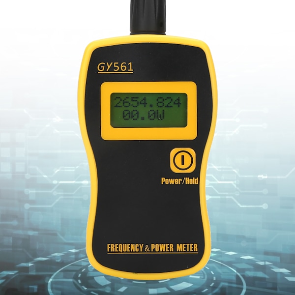 GY561 RF Digital Effektmätare och Frekvensräknare för 2-Vägsradio med SMA-F Kabel