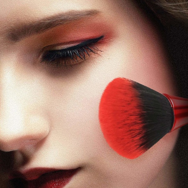 Miljömedveten Skönhet: Cruelty-Free Stor Mineralborste för Puder, Multifunktionellt Verktyg För En Felfri Finish