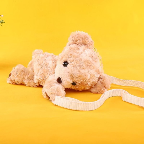 Crossbody-veske teddybjørn myntpung Plysj utstoppet messenger-veske Søt nydelig konfirmasjonsgave til Gi - Perfet