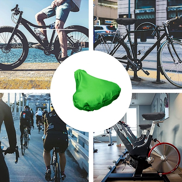 2-pack vattentätt sadelskydd med dragsko / Cykelsadel regnskydd - Perfekt MultiColor