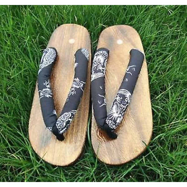 Japansk Anime Cosplay-kostyme Sommersandaler for menn Tresko Tøfler Tresko Flip Flops Blå kronblad - Perfet 44-45