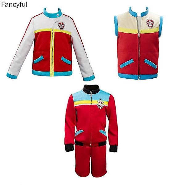 Captain Ryder rollspelsdräkt vuxen barnversion väst kostymset Halloweenkostym-Perfekt L Sleeveless