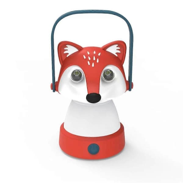 Dyrisk liten rev design campinglampe barnelampe lykt lommelykt-Perfet