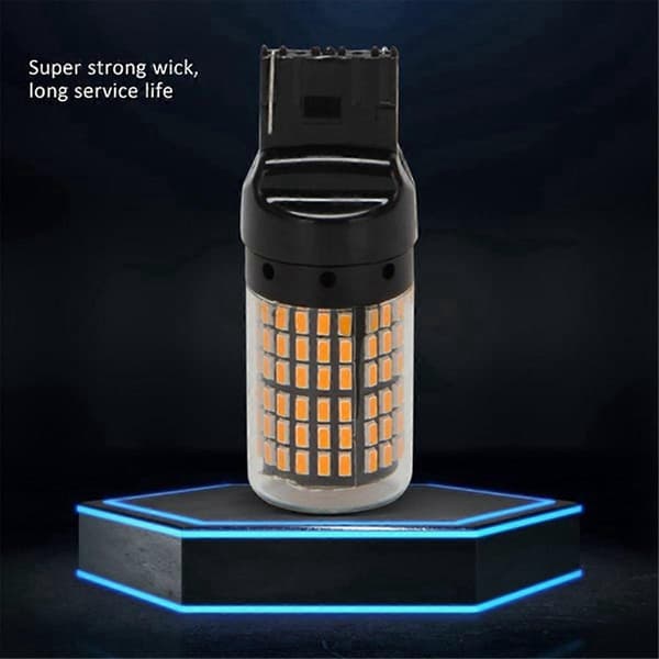 4 stk. Super Bright Canbus T20 7440 Baklys Blinklys - Perfekt