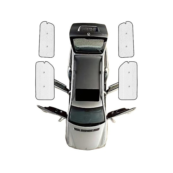 Full Cover Solskydd för Hyundai Starex H-1 Huiyi iMax 2007-2017 Solskyddsskydd Fönstervisir Vindrutor Biltillbehör-Perfekt Rear Windshield