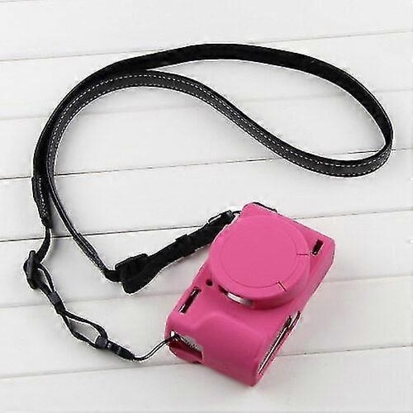 Passer til Canon g7x3 g7 x mark iii g7x2 g7 x mark ii vlog kamerataske beskyttende silikone blødt cover blød skal g7xm2 g7x2-Perfekt G7x3 pink