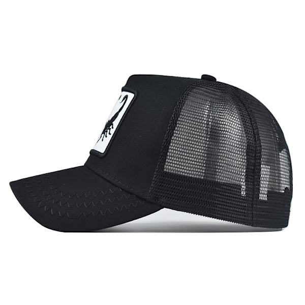 Scorpion animal mesh baseball hatte broderede kasketter til mænd og w - Perfet
