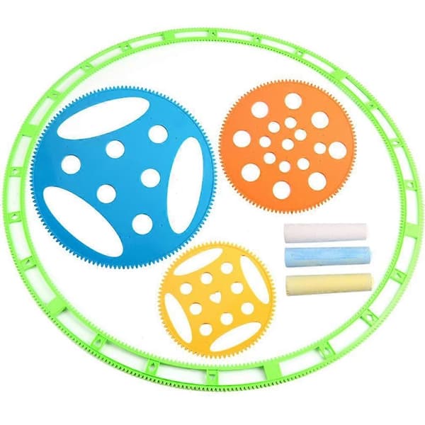 Suuri Spirograph-maalaussarja Graffitipiirustusmalli Ulkolelut - Täydellinen