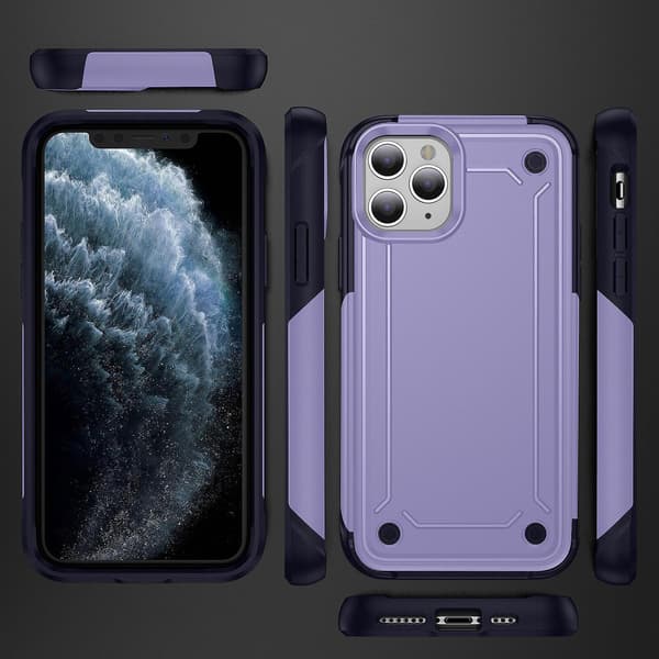 Støtsikkert telefondeksel kompatibelt med iPhone 11 Pro Max-Perfet Purple
