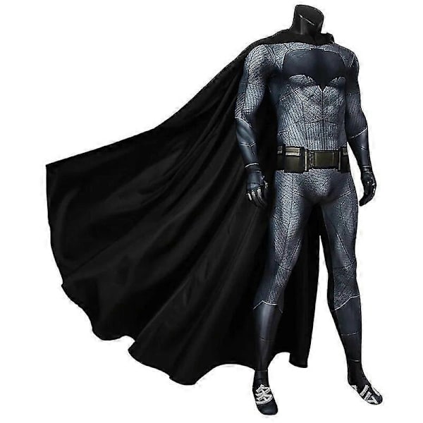 Mænds Halloween Party Cosplay Batman Karneval Fødselsdagsfest Kostume Justice Dawn Cos Kostume Batman Voksen Stram Kappe Mænds Gave-Perfekt Batman Sets01 M