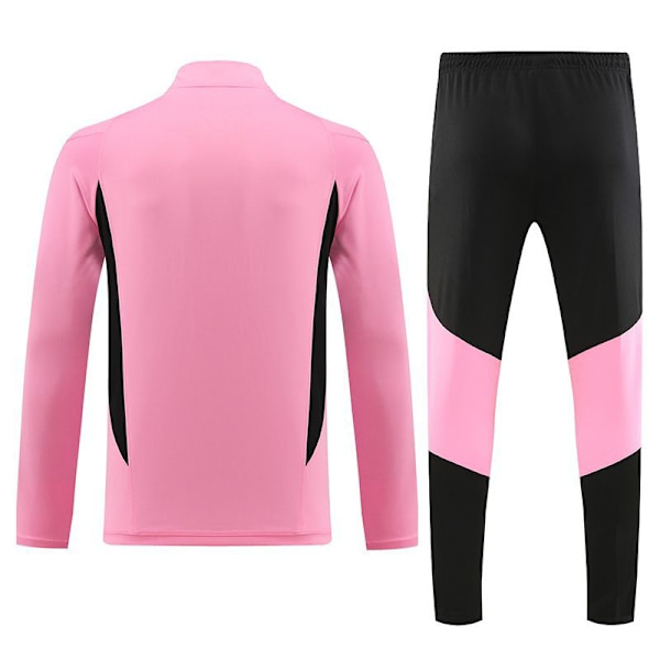 Mub- 2324 New Miami fodboldtrøje nr. 10 Messi langærmet fodboldtræningsuniform pink- Perfet L