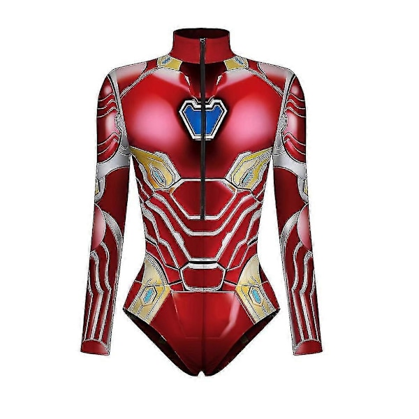 Kvinnors Spiderman Skelett Benstomme Leotard Bodysuit Halloween Party Fancy Dress Cosplay Kostym-Perfet style3 L