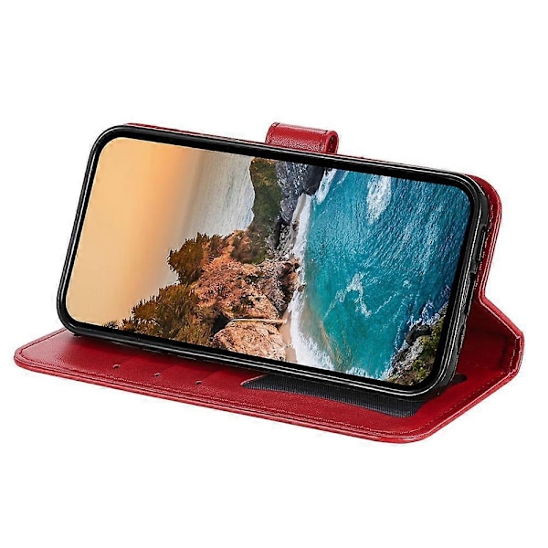 Syvbladblomster preget skinn telefondeksel - Perfekt Compatible with MotorolaMoto G35