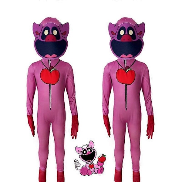 Poppy Playtime 3 Smiling Critters Rollespill Bodysuit DogDay Catnap Halloween Kostyme for Voksne - Perfekt Picky Piggy 170