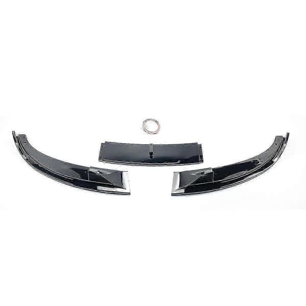 Frontspoiler Kompatibel med B M W 5-serie E60 E61 2005-2010 blank svart läppspoiler-Perfet