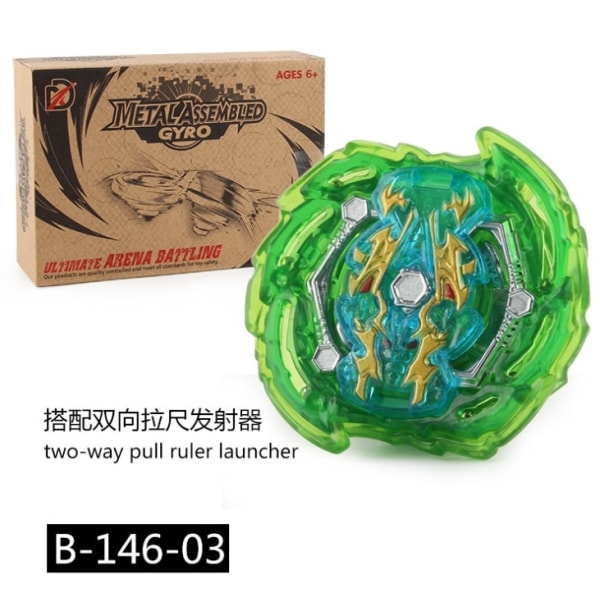 BX TOUPIE BURST BEYBLADE Spinning Top B-133 Ace Dragon.St.Ch DX Starter m/ Launcher Børn Til stede Toupie Metal Fusion God Top - Perfet B146-3