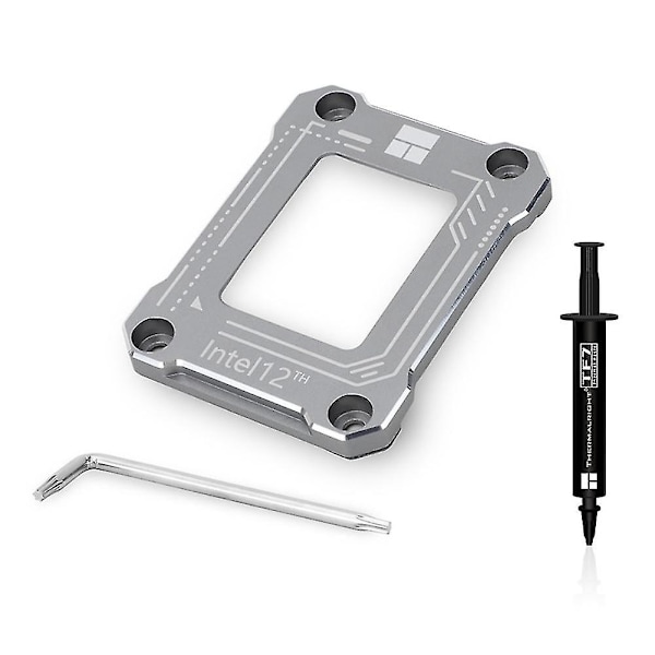 Thermalright LGA1700-BCF 12. generasjons CPU-kurvekorrigeringsramme med fast bakplate - Perfekt Sliver