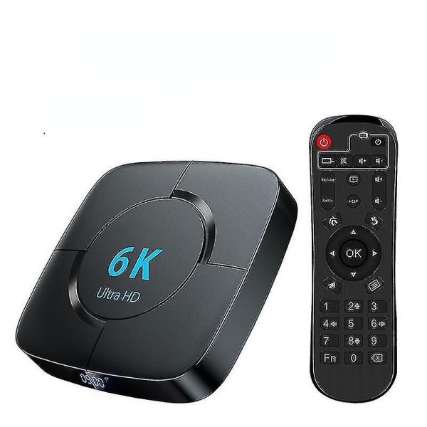 Android 10.0 Tv Box 6k Voice Assistant Dual Wifi Bt Set – Perfet UK Plug 4GB 64GB