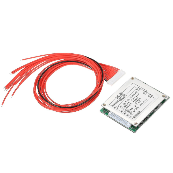 13s 35a 48v beskyttelseskort lithiumbatterier Bms/pcb/pcm Board Balance Integreret kredsløbskort - Perfet