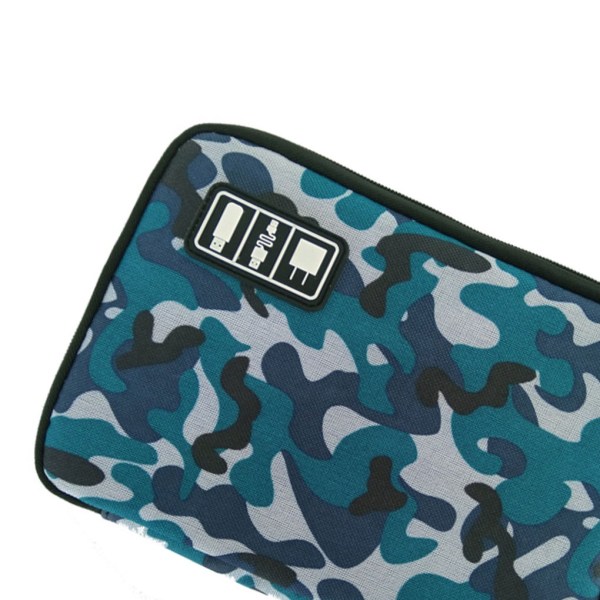 bärbar telefonladdare Elektroniktillbehör Organizer - Perfet Camouflage blue